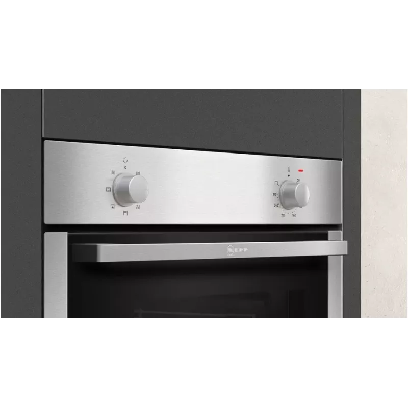 Conjunto de eletrodomésticos Neff BX18I com placa de indução sem zonas e forno elétrico