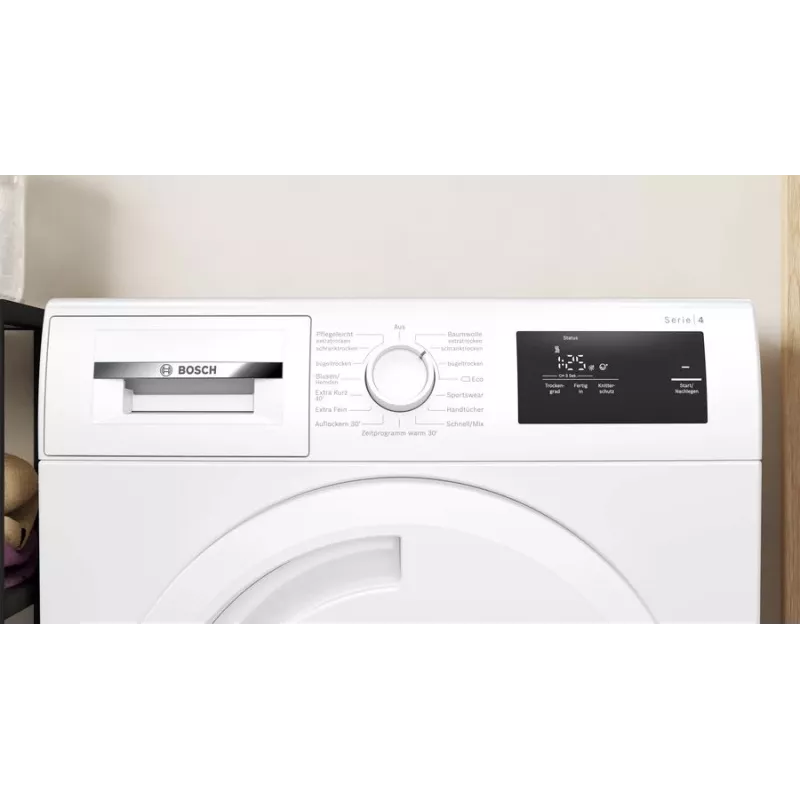 Máquina de secar roupa Bosch Serie 4 WTH83003 de instalação livre carga frontal 7 kg branca