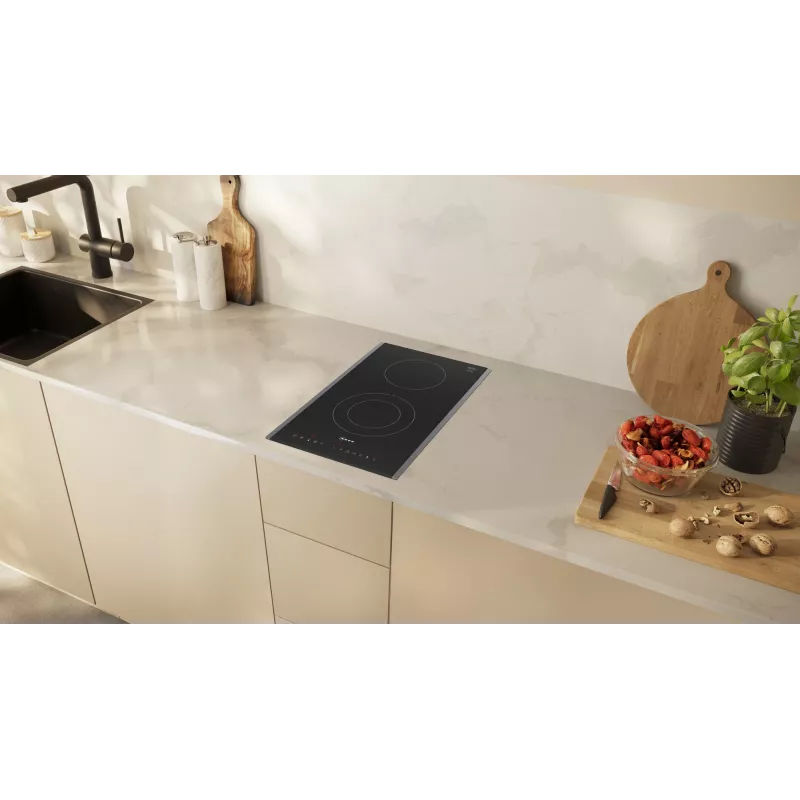 Neff T13TDF9L8 placa preta de encastre 30 cm placa vitrocerâmica 2 zonas