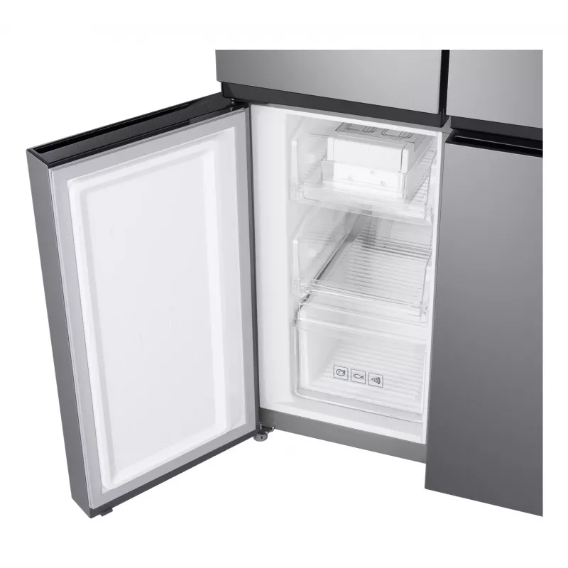 Frigorífico side-by-side Samsung RF48A400EM9 de instalação livre 488 L prateado