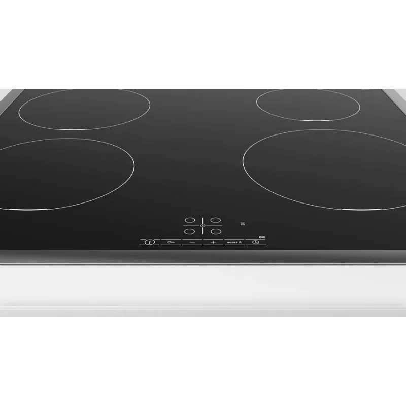 Placa Bosch Serie 4 PIE645BB5E preta integrada 60 cm de indução 4 zonas