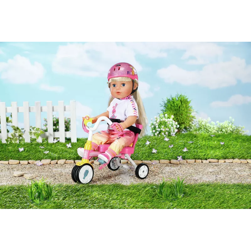 BABY born Triciclo - conjunto de bicicleta para boneca
