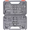 Conjunto de brocas e escopros SDS-Plus Einhell 12 peças martelo perfurador 10 brocas