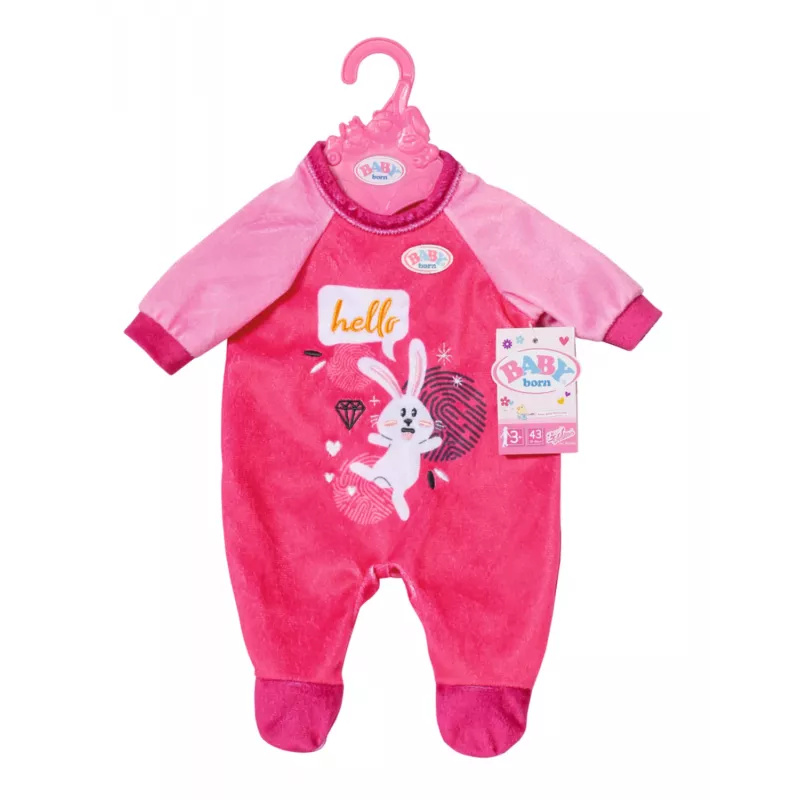BABY born Fato de corpo inteiro para boneca 832646 — roupa dobrável para boneca, idade recomendada 3+