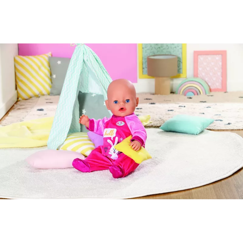 BABY born Fato de corpo inteiro para boneca 832646 — roupa dobrável para boneca, idade recomendada 3+