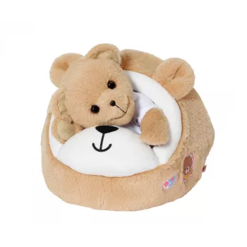 Toca de brincar em peluche urso ZAPF creation BABY born — acessório de brincar em peluche para bonecas