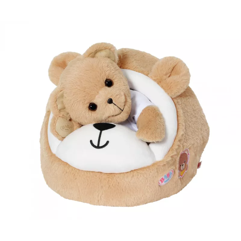 Toca de brincar em peluche urso ZAPF creation BABY born — acessório de brincar em peluche para bonecas