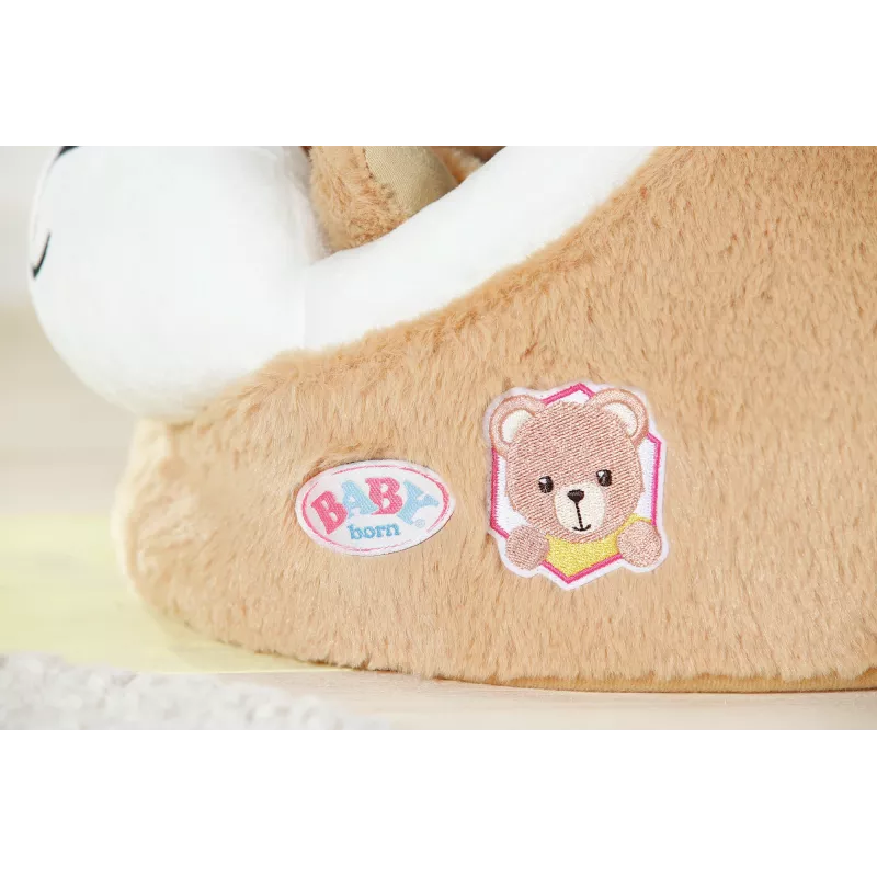 Toca de brincar em peluche urso ZAPF creation BABY born — acessório de brincar em peluche para bonecas