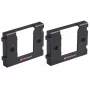 Suporte de parede para bateria Einhell PXC preto compatível com baterias Power X-Change