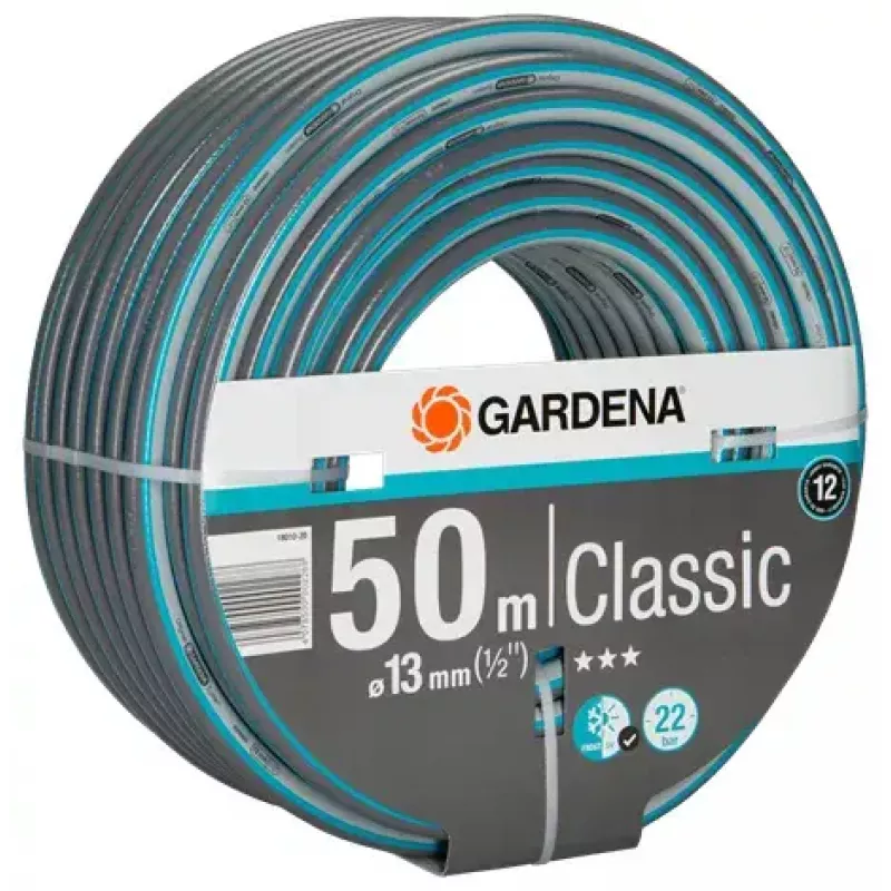 Mangueira de jardim Gardena 18010-20 50 m de superfície PVC cinzento turquesa
