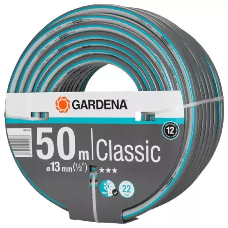 Mangueira de jardim Gardena 18010-20 50 m de superfície PVC cinzento turquesa