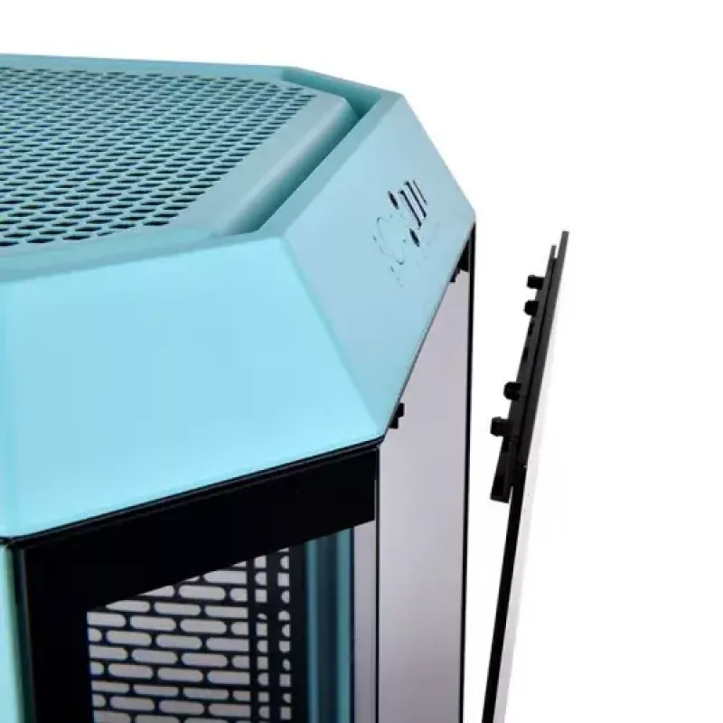 Caixa de PC Thermaltake 300 turquesa Micro Tower