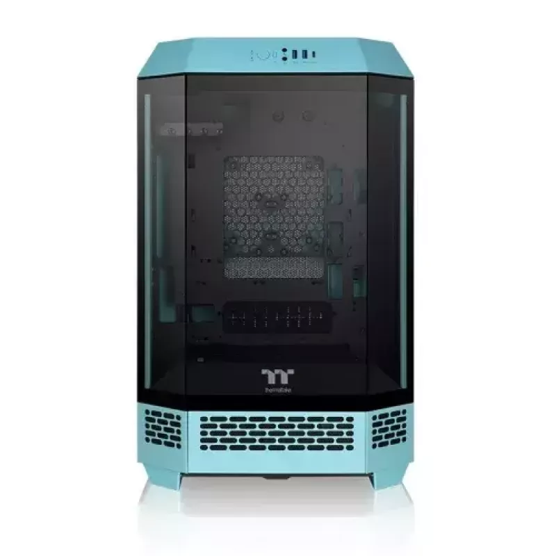Caixa de PC Thermaltake 300 turquesa Micro Tower