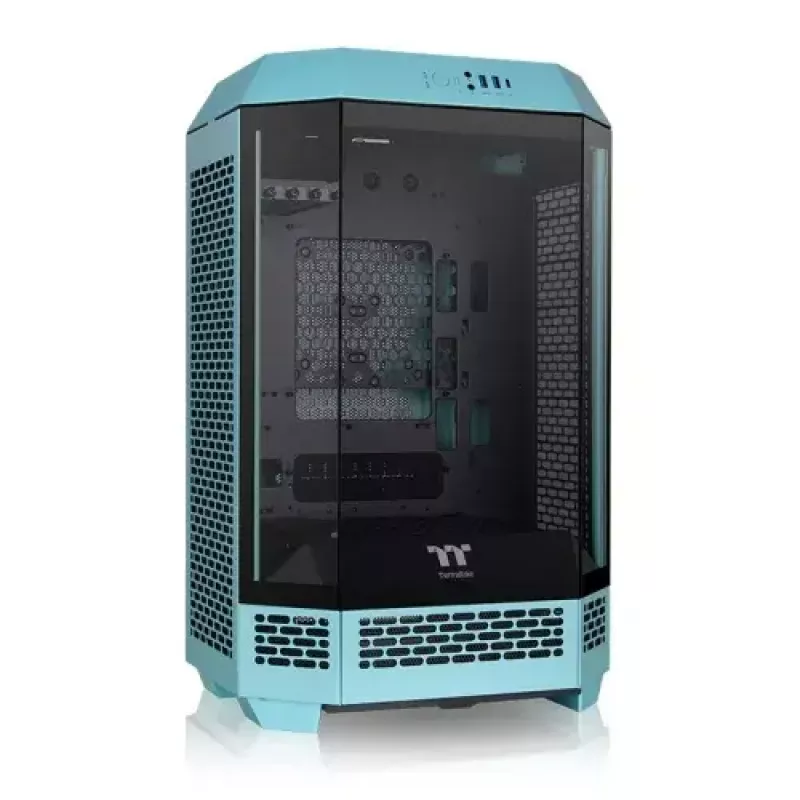 Caixa de PC Thermaltake 300 turquesa Micro Tower