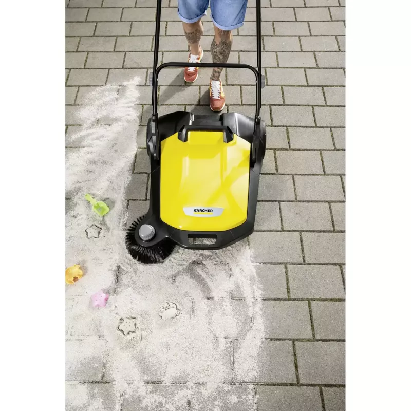 Vassoura mecânica Kärcher S 6 preto amarelo