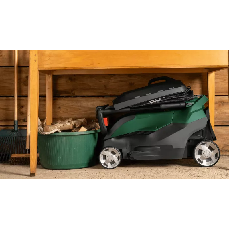 Bosch AdvancedRotak 44-750 corta-relva elétrico, 1800 W, largura de corte 44 cm, altura de corte 25–80 mm, até 750 m², verde/preto