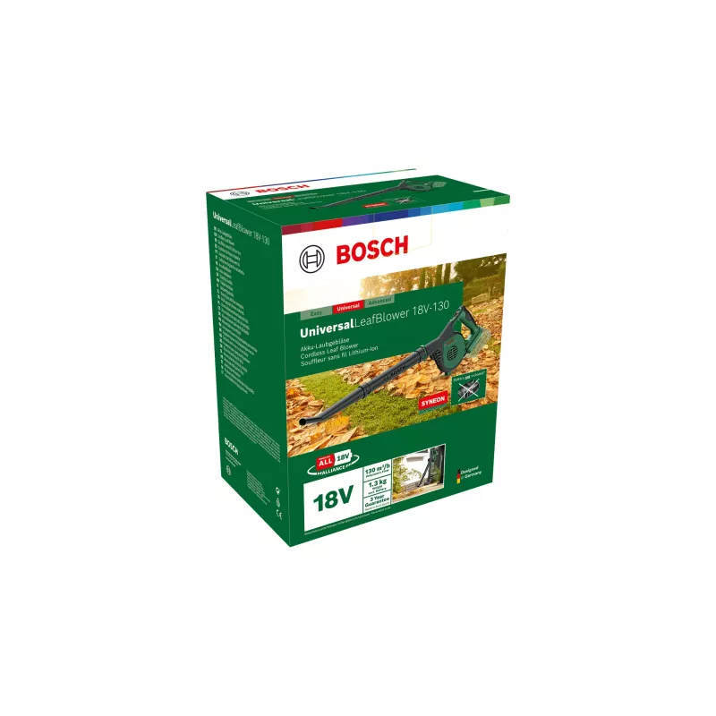 Soprador de folhas Bosch iões de lítio (Li-Ion)