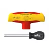 Wiha TorqueVario-S T electric 2933 chave de fendas dinamométrica com punho em T, 5-14 Nm