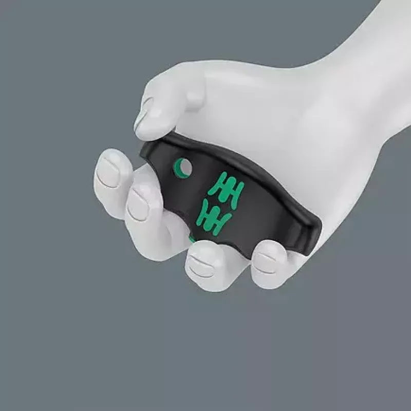 Wera 411 A RA chave de fendas adaptadora de punho transversal com função de roquete, 1/4 de polegada