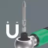 Wera 05075832001 Safe-Torque A 2 Set 1 conjunto de chave dinamométrica com roquete, 23 peças, sextavado de 1/4", 2–12 Nm, preto/verde