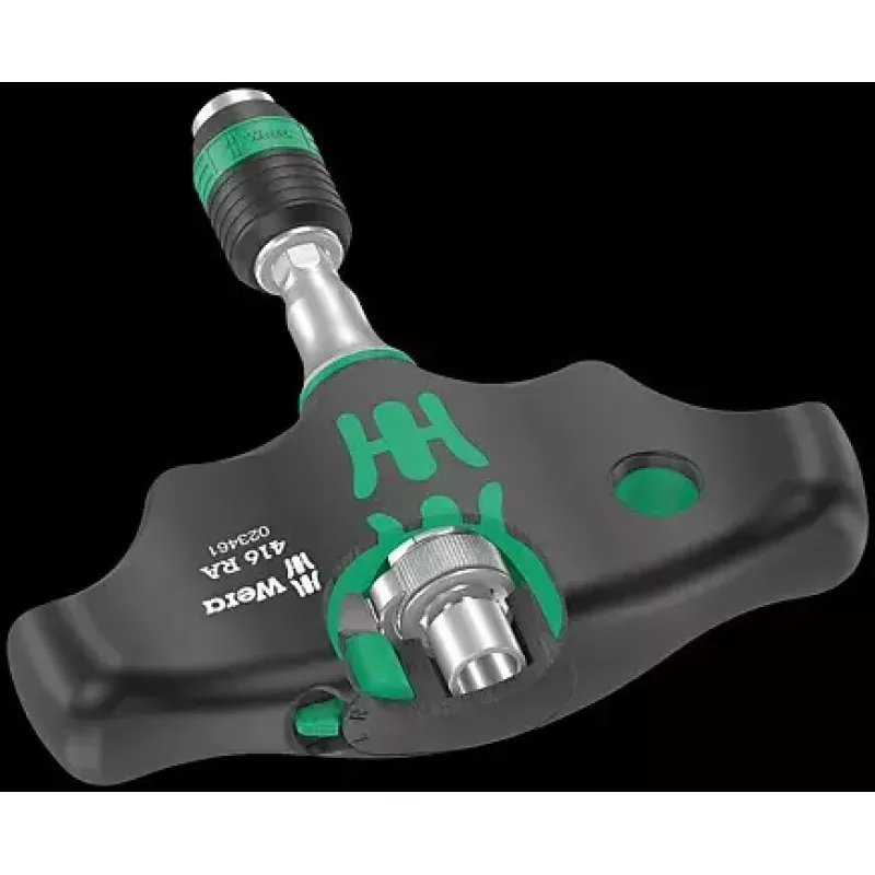 Wera Kraftform Kompakt 400 RA Set 2 conjunto de chaves de fendas de roquete, 9 peças, 1/4 de polegada