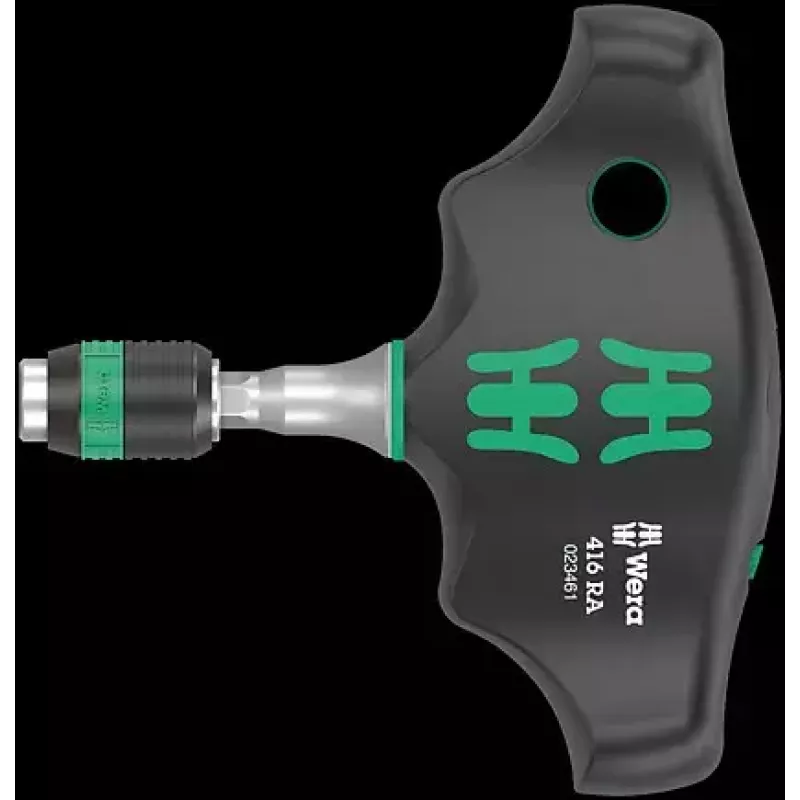 Wera Kraftform Kompakt 400 RA Set 2 conjunto de chaves de fendas de roquete, 9 peças, 1/4 de polegada