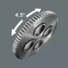 Wera Kraftform Kompakt 400 RA Set 2 conjunto de chaves de fendas de roquete, 9 peças, 1/4 de polegada