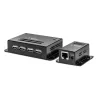 Lindy extensor USB 2.0 Cat.6 de 4 portas 50 m, transmissor e recetor de rede, 50 m, 480 Mbit/s, Cat5, Cat5e, Cat6, NS1021, bronze fosforoso