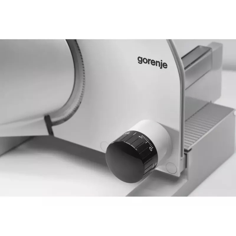 Máquina de cortar fiambre elétrica Gorenje R708A 100 W aço inoxidável 1,5 cm