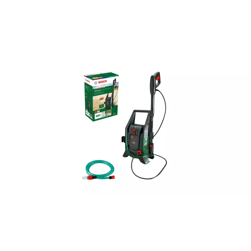 Lavadora de alta pressão sem fios Bosch UniversalAquatak 36V-100 — conjunto de aspiração automática, sistema de baterias POWER FOR ALL
