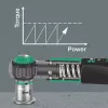 Wera 05075800001 Safe-Torque A 1 chave dinamométrica, acionamento quadrado de 1/4", 2-12 Nm, preto/verde