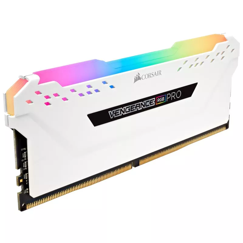 Memória RAM CORSAIR 32GB DDR4 2666MHz 2x16GB C16 - Branco