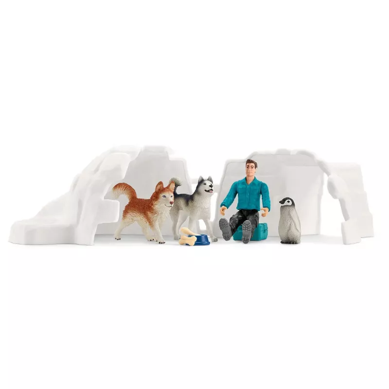 Zoo Schleich WILD LIFE Expedição à Antártida Multicolorido 42558