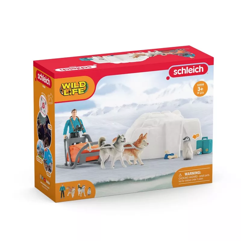 Zoo Schleich WILD LIFE Expedição à Antártida Multicolorido 42558