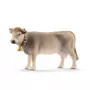 schleich FARM WORLD Vaca Brown Swiss, 3 anos, Quinta, Animais da quinta / Brinquedo de quinta, Multicolorido, Plástico, 1 unid.