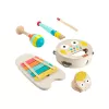 Mattel Conjunto de presente musical com instrumentos de madeira para crianças pequenas