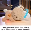 Fisher-Price Soothe & Settle Bunny peluche bebé brinquedo e dispositivo de som ajustável com movimento