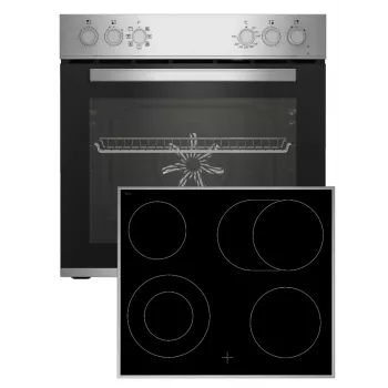 Beko BBUE12020X Conjunto de cozinha Placa cerâmica Elétrico