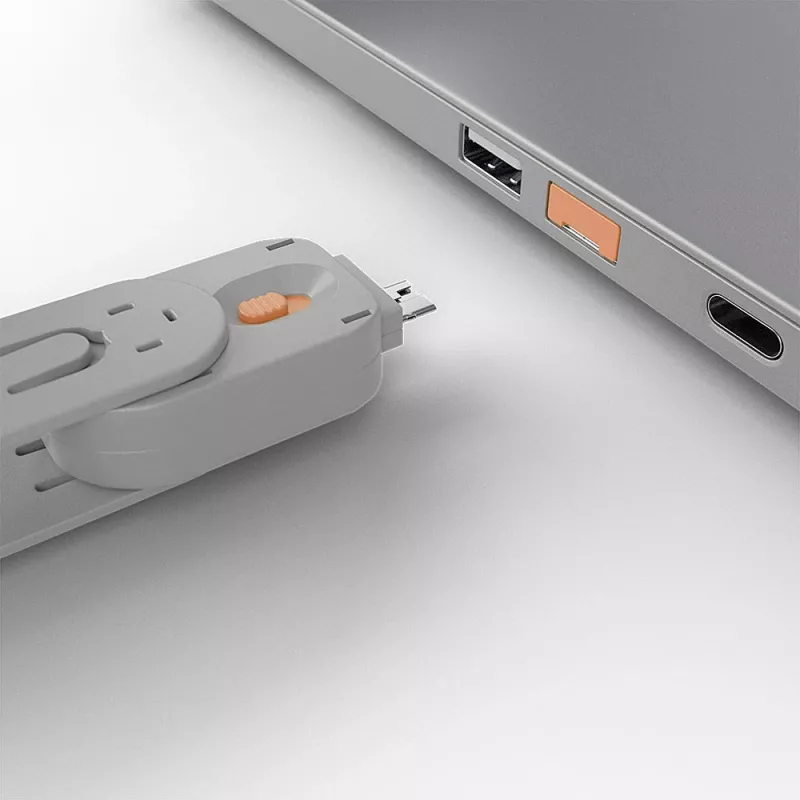 Bloqueador de portas USB Lindy Portblocker, embalagem com 4 unid., código de cor laranja