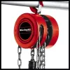 Talha manual Einhell TC-CH 1000 1000 kg 2,5 m vermelha prateada