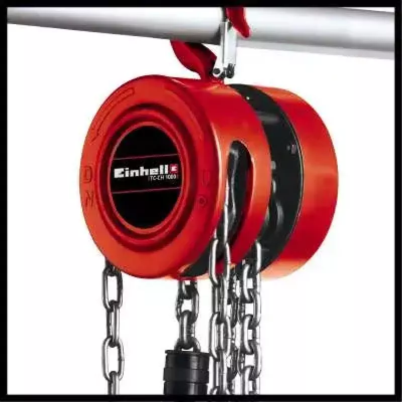 Talha manual Einhell TC-CH 1000 1000 kg 2,5 m vermelha prateada