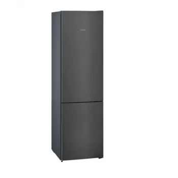 Combinado frigorífico-congelador Siemens iQ500 KG39E8XBA de instalação livre 343 L preto, aço inoxidável