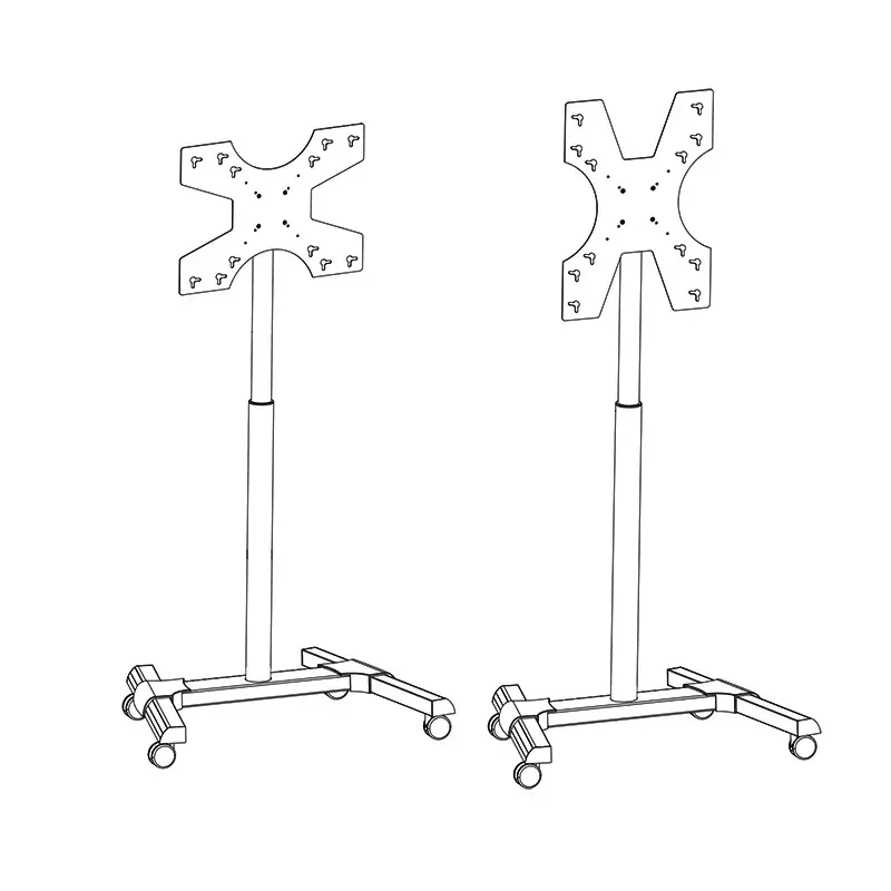 Suporte para ecrã de sinalização Hagor 1983 139,7 cm (55 inch) preto