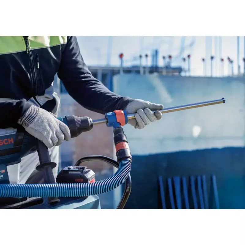 Conjunto de brocas de martelo Bosch Professional Expert SDS Clean max-8X Ø32 mm, comprimento de trabalho 400 mm, com ligação de aspiração de pó