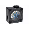 Alphacool Eisfluegel Indicador de fluxo G1/4, quadrado, acetal, Preto