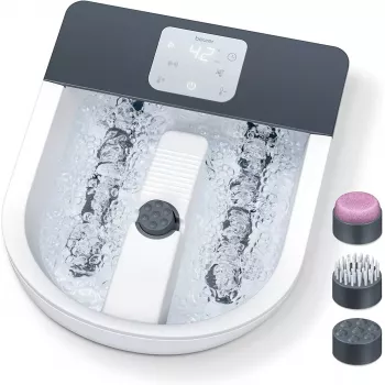 Banho de pés com hidromassagem Beurer FB 60 – banho de pés elétrico, branco/cinzento