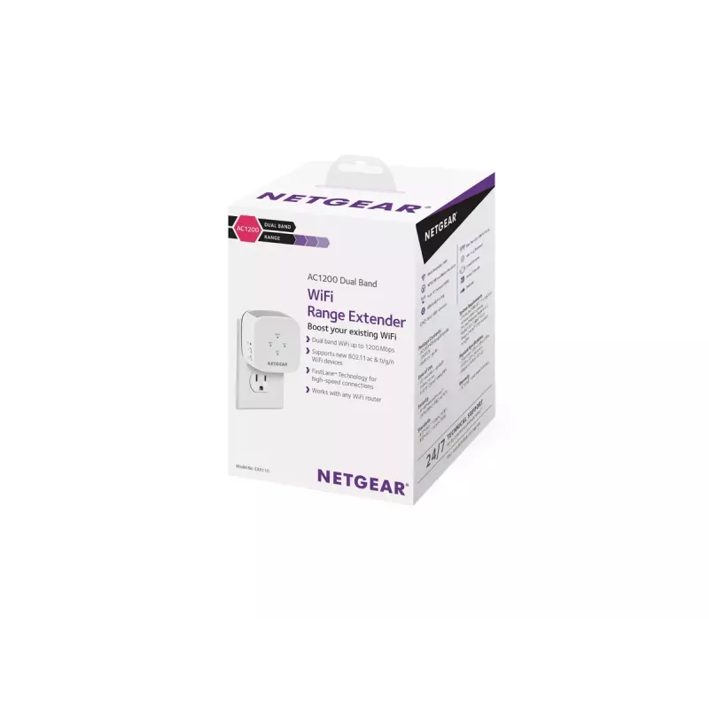 NETGEAR EX6110 emissor e recetor de rede branco 10, 100, 300 Mbit/s