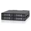 Caixa para SSD Icy Dock ToughArmor MB699VP-B V3 4 unidades 2,5 polegadas PCIe