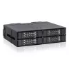 Caixa para SSD Icy Dock ToughArmor MB699VP-B V3 4 unidades 2,5 polegadas PCIe