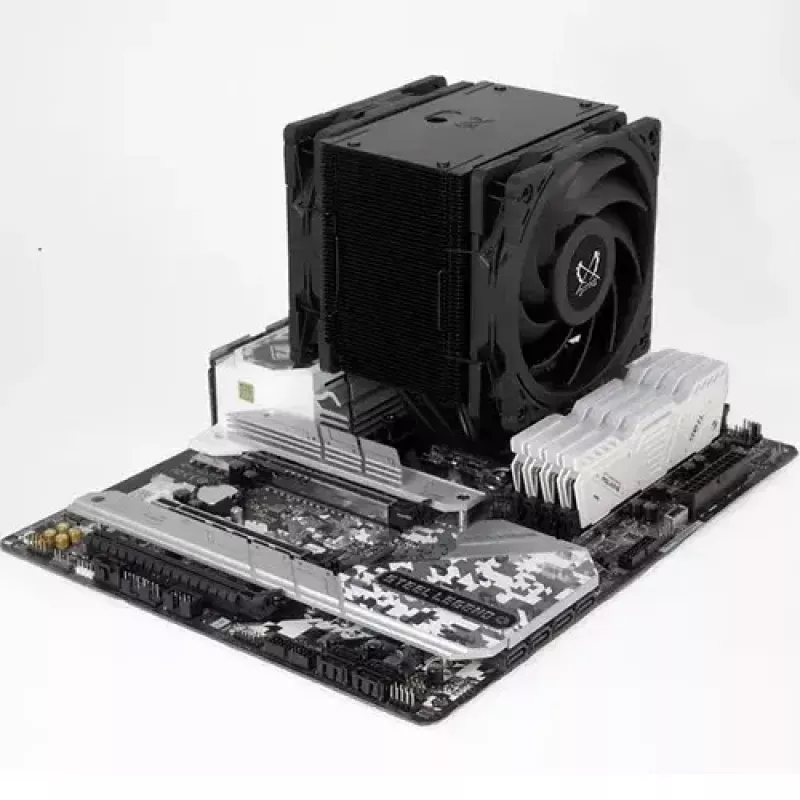 Ventoinha Scythe Mugen 6 Dual Fan Black Edition 12 cm 300-2000 RPM